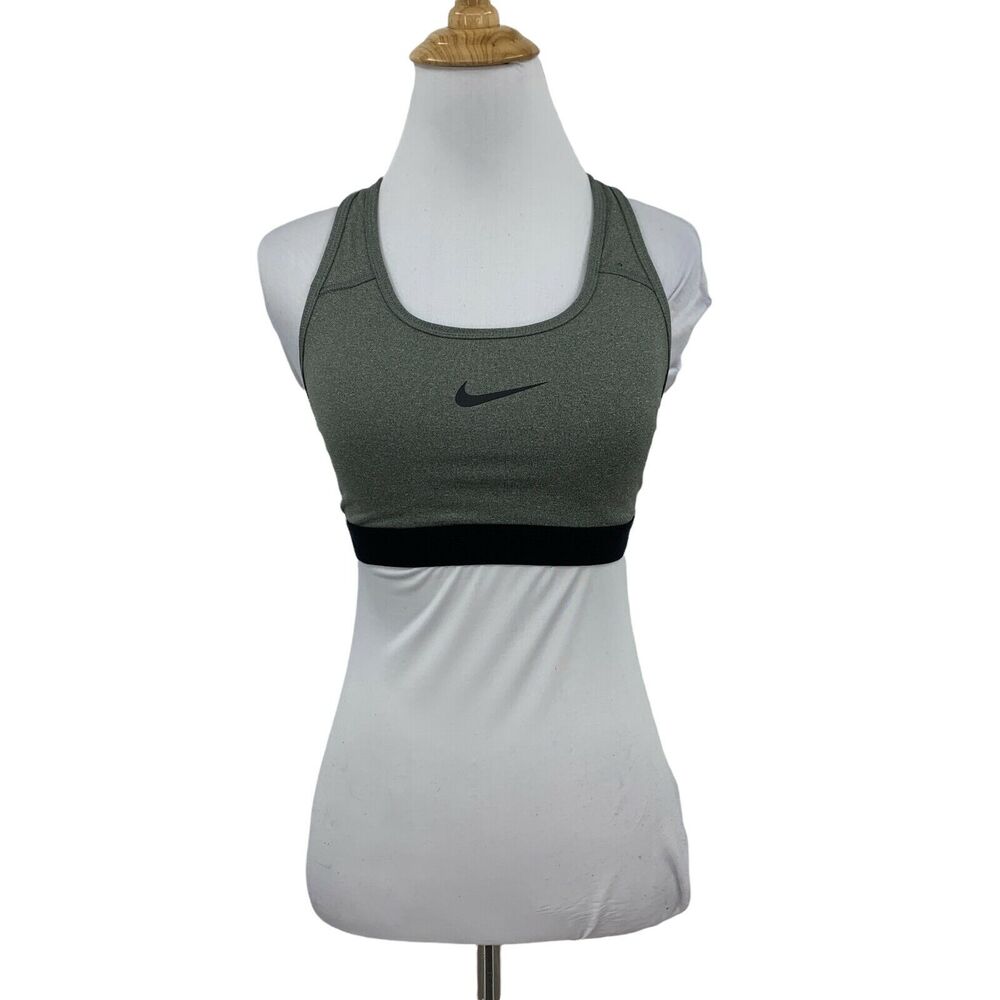 Nike Pro Sports Bra Womens S Small Classic Padded Athletic Fitted Training Top